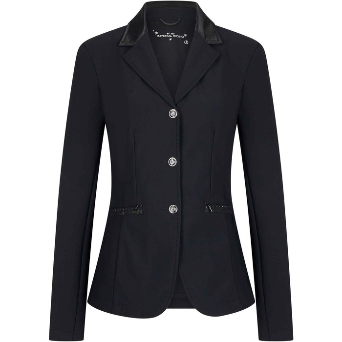 2023 Imperial Riding Womens Vive Capone Competition Blazer & Triumph Sleeveless Competition Top CBCT23 - Black / Gun Metal / Whi